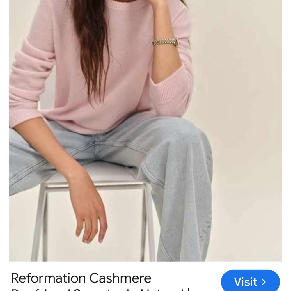 Reformation, Pink Sweater. - Picture 4 of 10